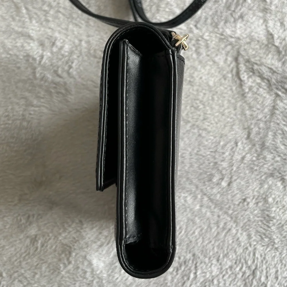Kate Spade New York Black Patent Leather Crossbody Bag
